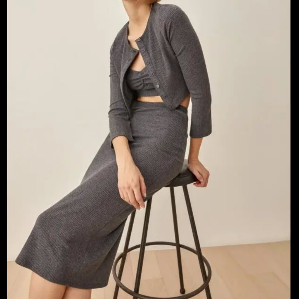 Reformation Niko Three Piece Skirt Set